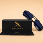 NeXova UK aviator style sunglasses with dark polarized UV400 lenses