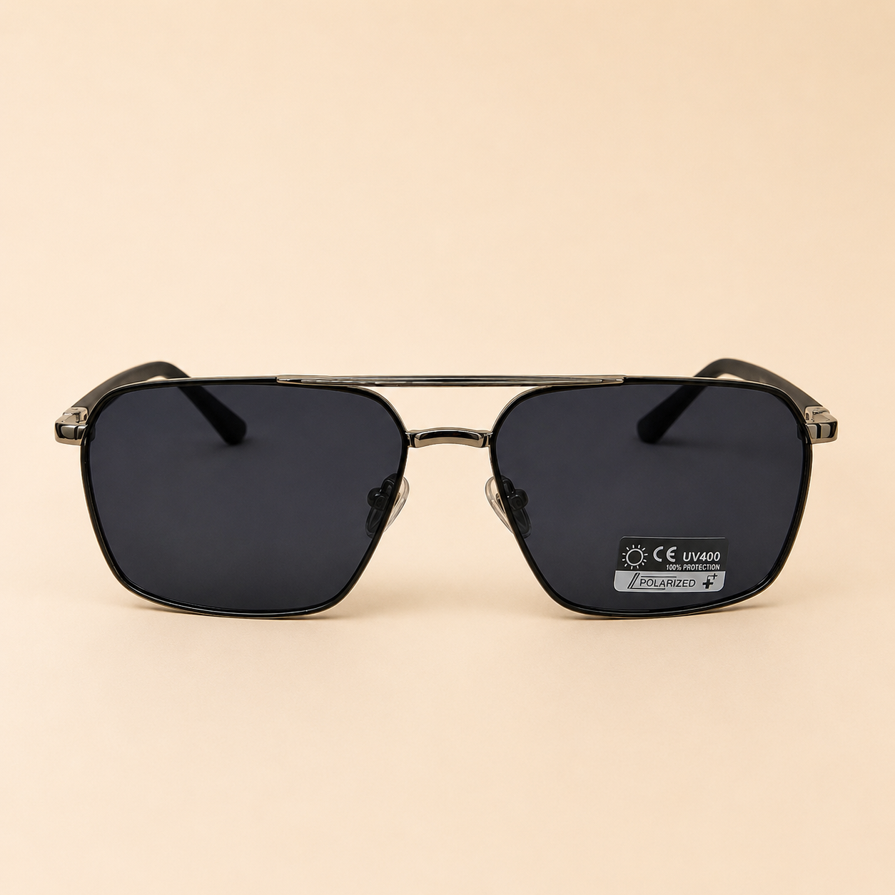 NeXova UK aviator style sunglasses with dark polarized UV400 lenses