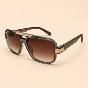 NeXova UK oversized aviator shield sunglasses with brown tinted UV400 lenses